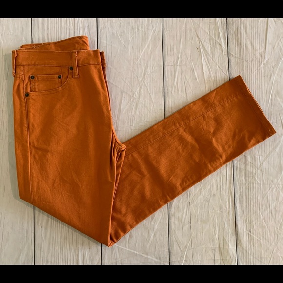 Levi’s Men’s Size 33x32 Rust Color 511 Jeans - Picture 2 of 10